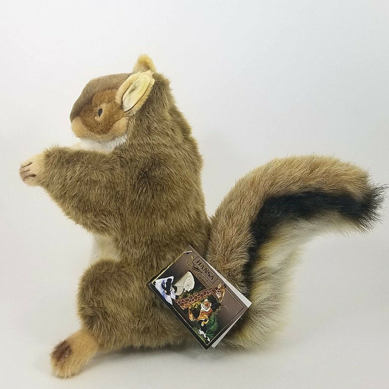 Load image into Gallery viewer, Squirrel Full Body Hand Puppet Doll Hansa Realistic Looking Plush Learning Toy