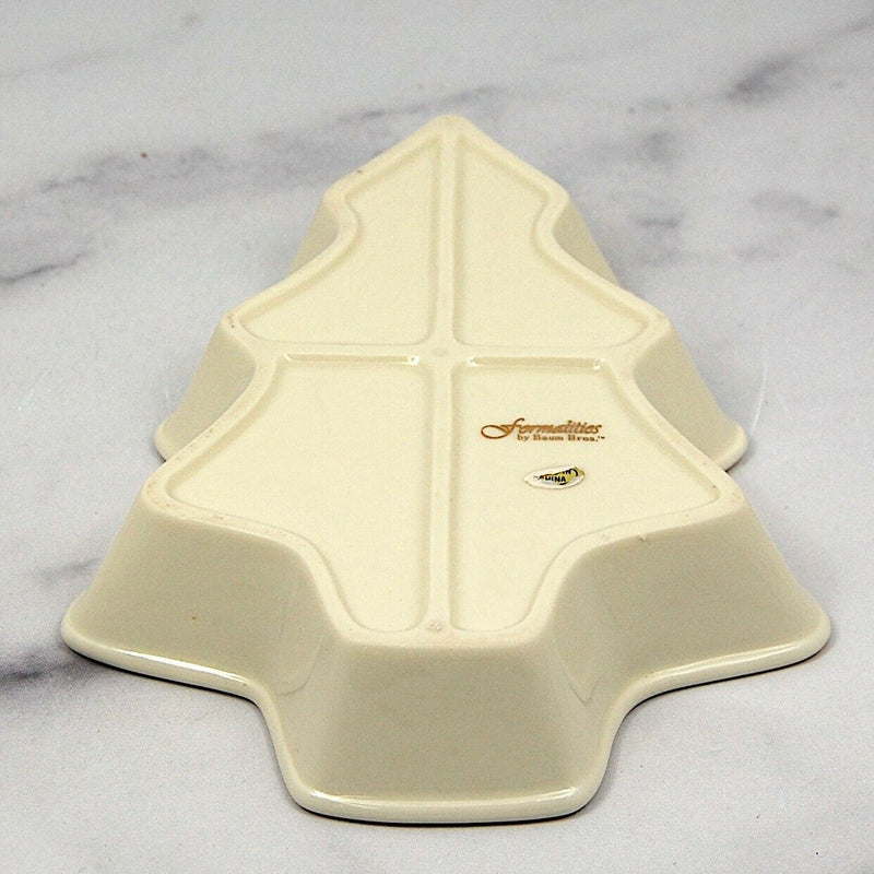 Load image into Gallery viewer, Formalities by Baum Bros Candy Dish Christmas Tree Bowl 8.25 Inches 21cm