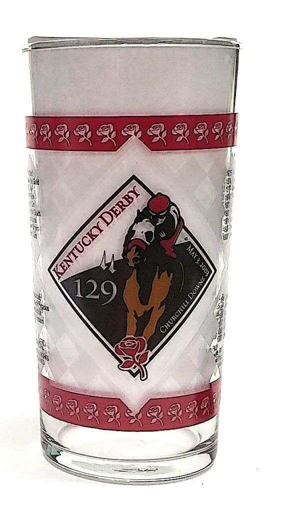 Load image into Gallery viewer, 2003 Kentucky Derby 129 Mint Julep Beverage Glass, Winner Was Funny Cide