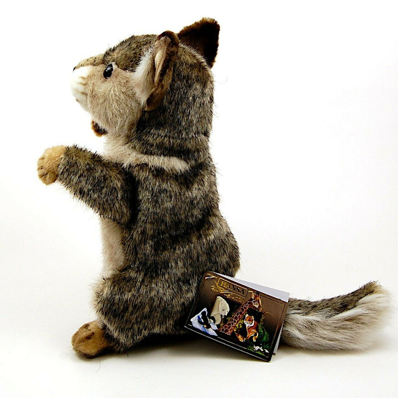 Load image into Gallery viewer, Wolf Hand Puppet Full Body Doll by Hansa Real Looking Plush Animal Learning Toy