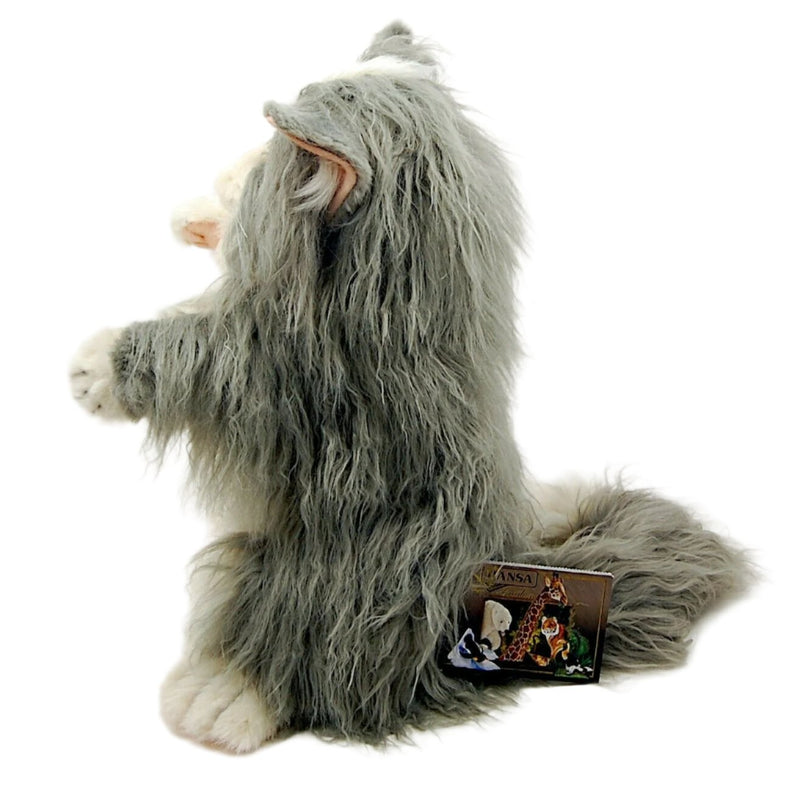 Load image into Gallery viewer, Tabby Cat Hand Puppet Full Body Doll by Hansa Real Looking Plush Learning Toy