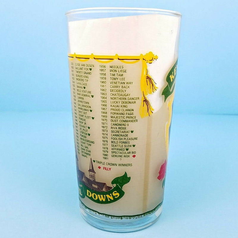 Load image into Gallery viewer, 1981 Kentucky Derby 107 Mint Julep Beverage Glass, Winner Was Pleasant Colony