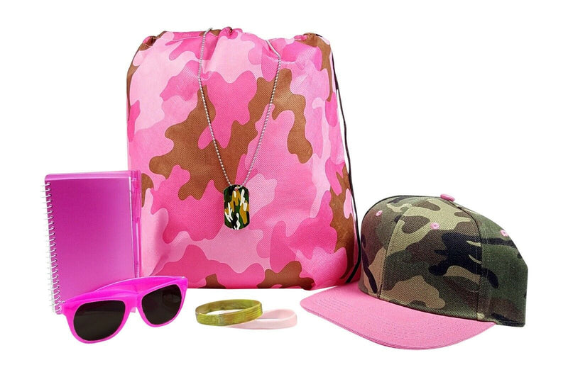 Load image into Gallery viewer, Pink Camouflage Toy Kids Girls Youth Design Pretend Dress Up Playset Gift Bundle