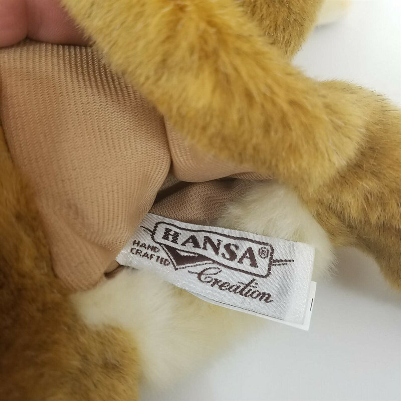 Load image into Gallery viewer, Lion Full Body Hand Puppet Doll by Hansa Real Looking Plush Animal Learning Toy