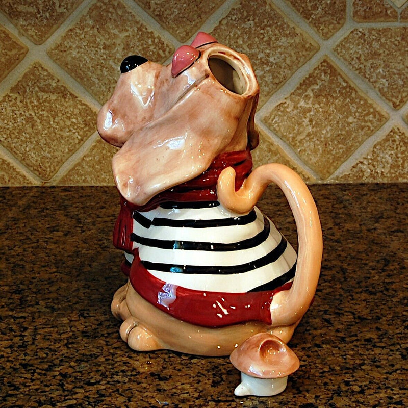 Load image into Gallery viewer, Bloodhound Teapot Collectible Decorative Home Decor Blue Sky Clayworks