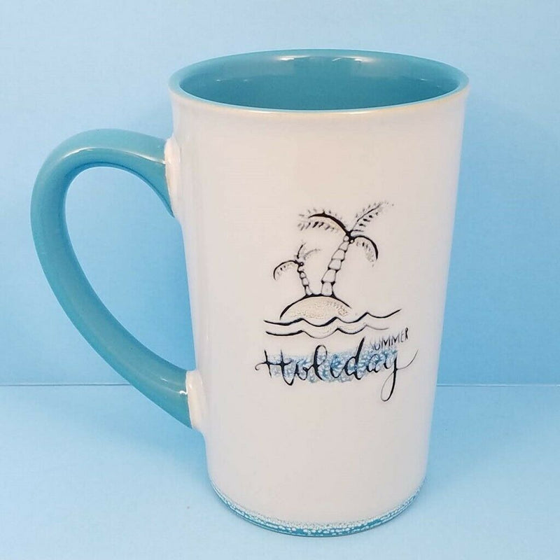 Load image into Gallery viewer, Coffee Mug Summer Time Fun Cup Pen Holder by Blue Sky Spectrum 18oz Your Choice