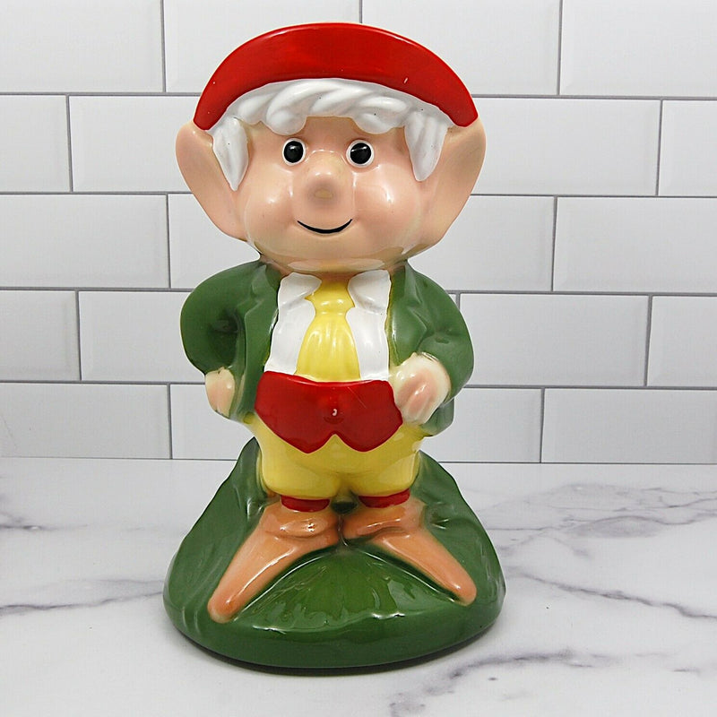 Load image into Gallery viewer, Keebler Ernie the Elf Ceramic Bank 10" (25cm) The Hollow Tree Factory King Elf