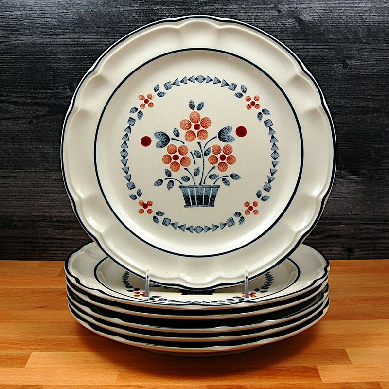 Load image into Gallery viewer, Hearthside Cumberland Brambleberry 6 Dinner Plates Dinnerware 10 5/8" (27cm)
