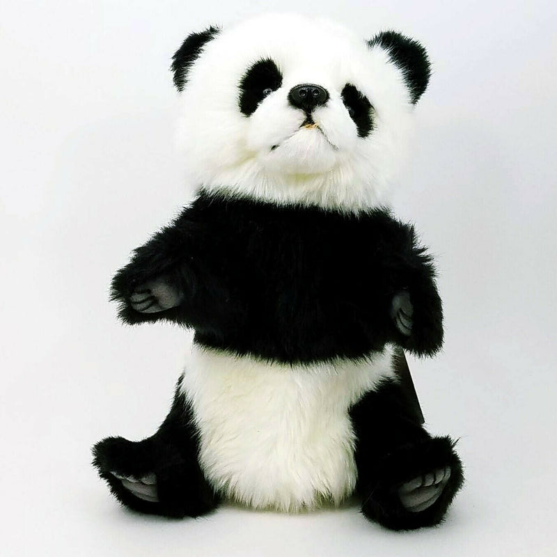 Load image into Gallery viewer, Panda Full Body Hand Puppet by Hansa Realistic Look Plush Animal Learning Toys