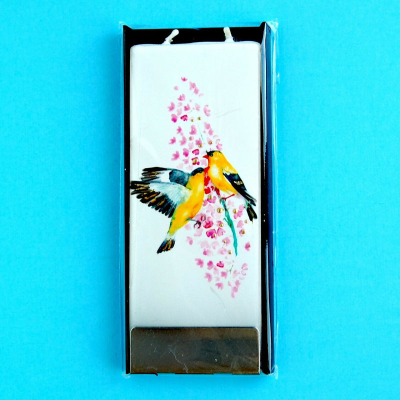 Load image into Gallery viewer, American Finches Flaytz Twin Wick Thin Flat Candle