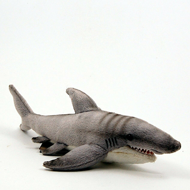 Load image into Gallery viewer, Tiger Shark 13.5" by Hansa True to Life Look Soft Plush Animal Learning Toys