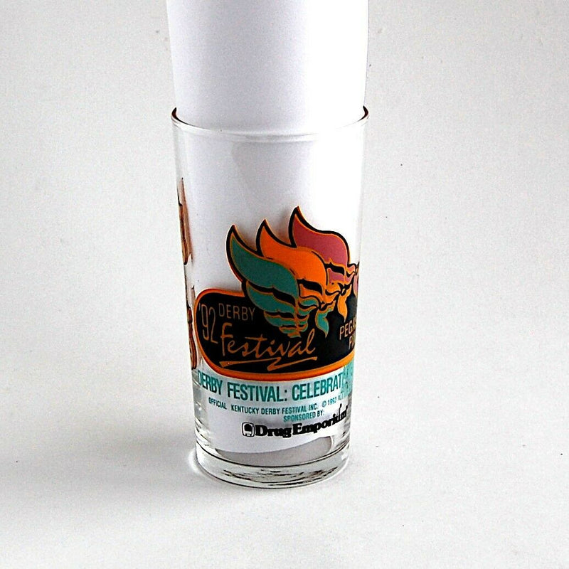 Load image into Gallery viewer, Kentucky Derby Festival 1992 Pegasus Mint Julep Beverage Drinking Glass 12 oz