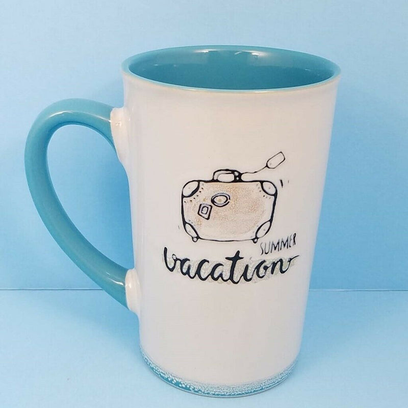 Load image into Gallery viewer, Coffee Mug Summer Time Fun Cup Pen Holder by Blue Sky Spectrum 18oz Your Choice