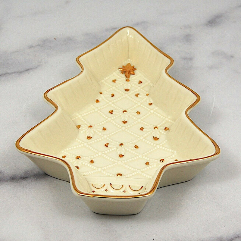 Load image into Gallery viewer, Formalities by Baum Bros Candy Dish Christmas Tree Bowl 8.25 Inches 21cm