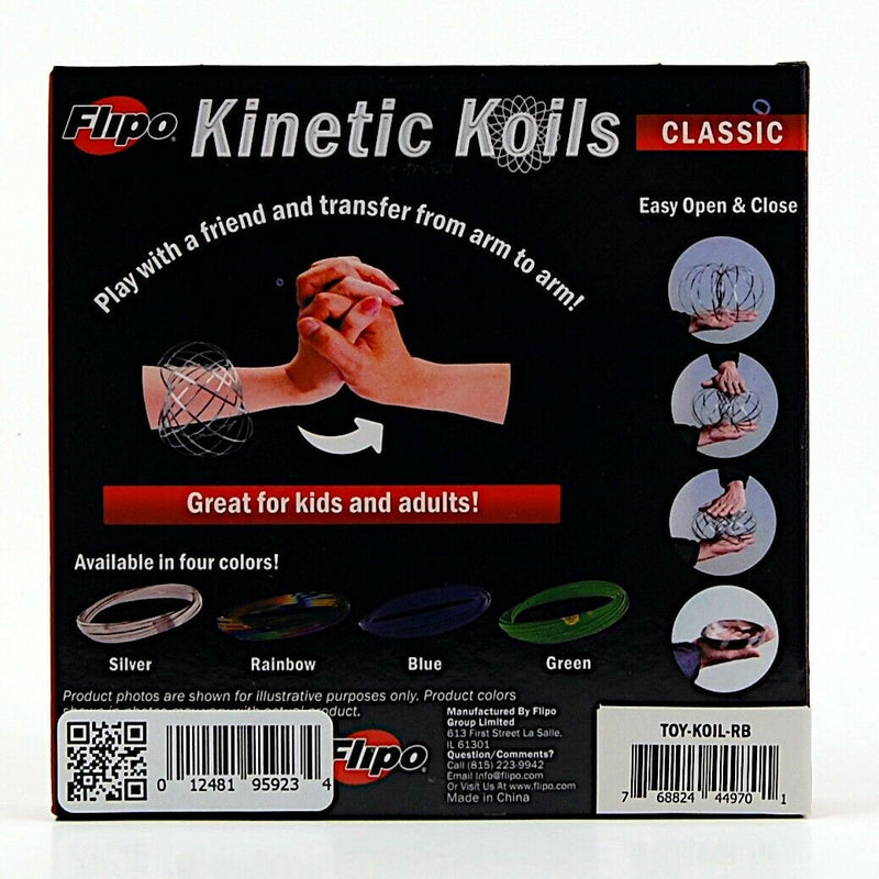 Load image into Gallery viewer, Kinetic Koils Spring Flow Ring Multi Sensory by Flipo Interactive Fun - Rainbow