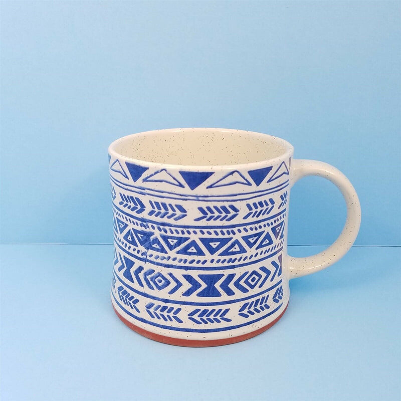 Load image into Gallery viewer, Southwest Inspired Coffee Mug Your Choice Cup Blue Sky Spectrum Pen Holder 17oz