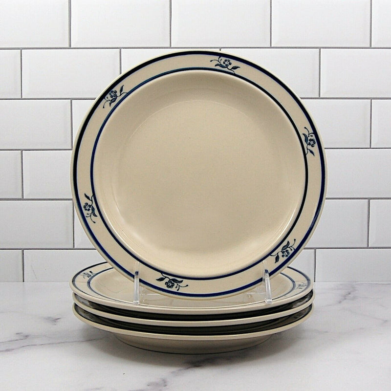Load image into Gallery viewer, Brickoven Scandia Blue Stoneware Set of 4 Salad Plate Diameter is 7 7/8" (20cm)