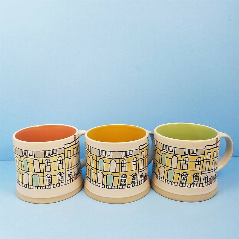 Load image into Gallery viewer, Coffee Mug Cup U Pick the Color Designer Motif by Blue Sky Spectrum 16oz
