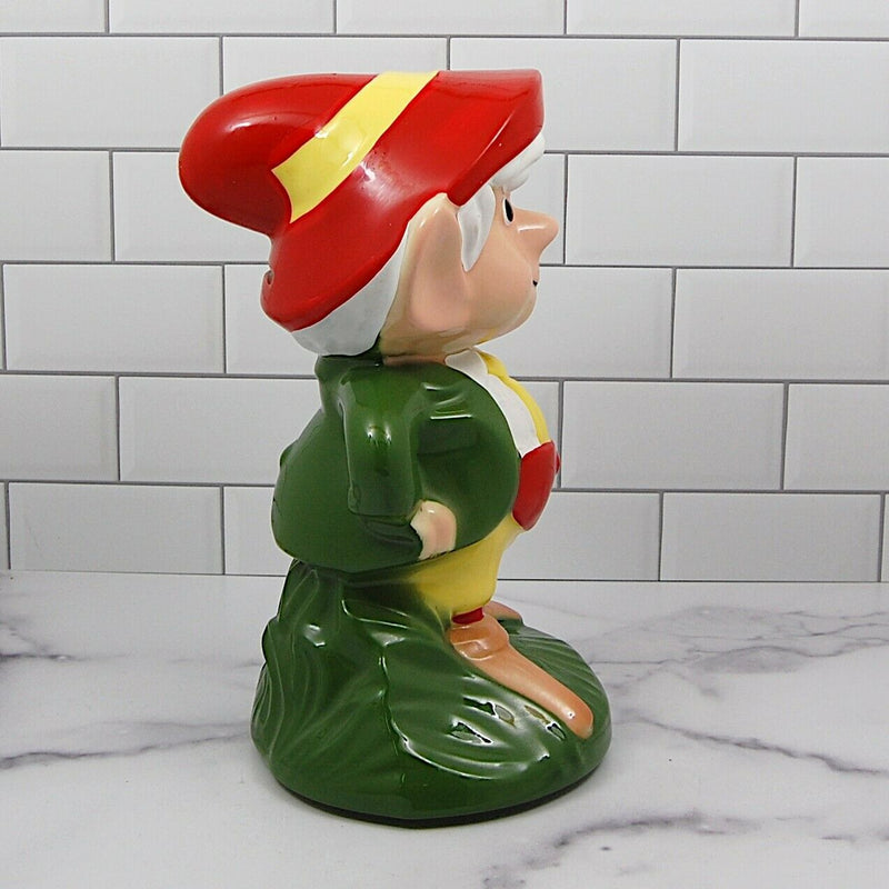 Load image into Gallery viewer, Keebler Ernie the Elf Ceramic Bank 10" (25cm) The Hollow Tree Factory King Elf