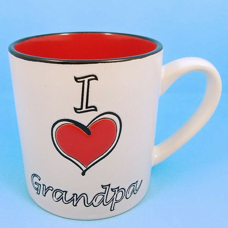 Load image into Gallery viewer, Coffee Mug I Love Grandpa Ceramic Beverage Cup 21oz Spectrum Pen Pencil Holder