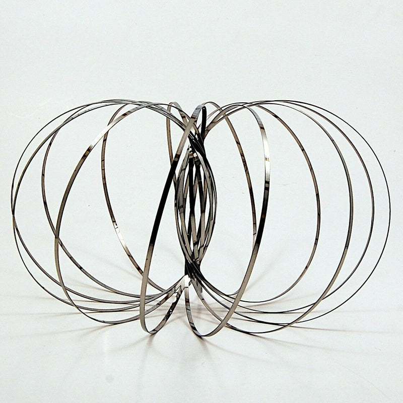 Load image into Gallery viewer, Kinetic Koils Spring Flow Ring Multi Sensory by Flipo Interactive Fun - Silver