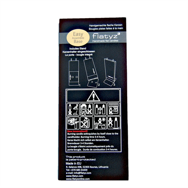 Load image into Gallery viewer, Klimt The Kiss Flaytz Twin Wick Thin Flat Candle