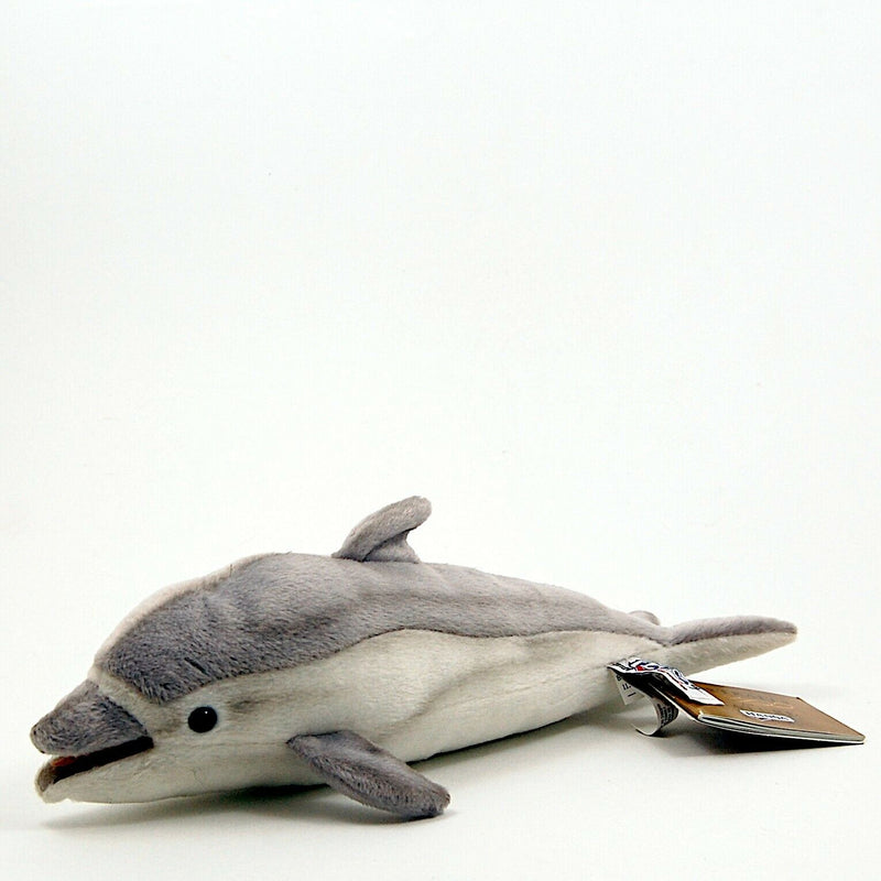 Load image into Gallery viewer, Dolphin 12'' by Hansa True to Life Look Soft Plush Animal Learning Toys