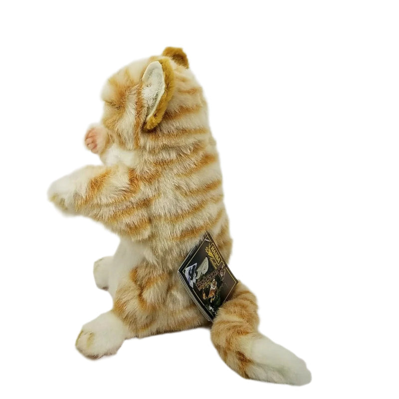 Load image into Gallery viewer, Ginger Cat Hand Puppet Full Body Doll Hansa Realistic Look Animal Learning Toy