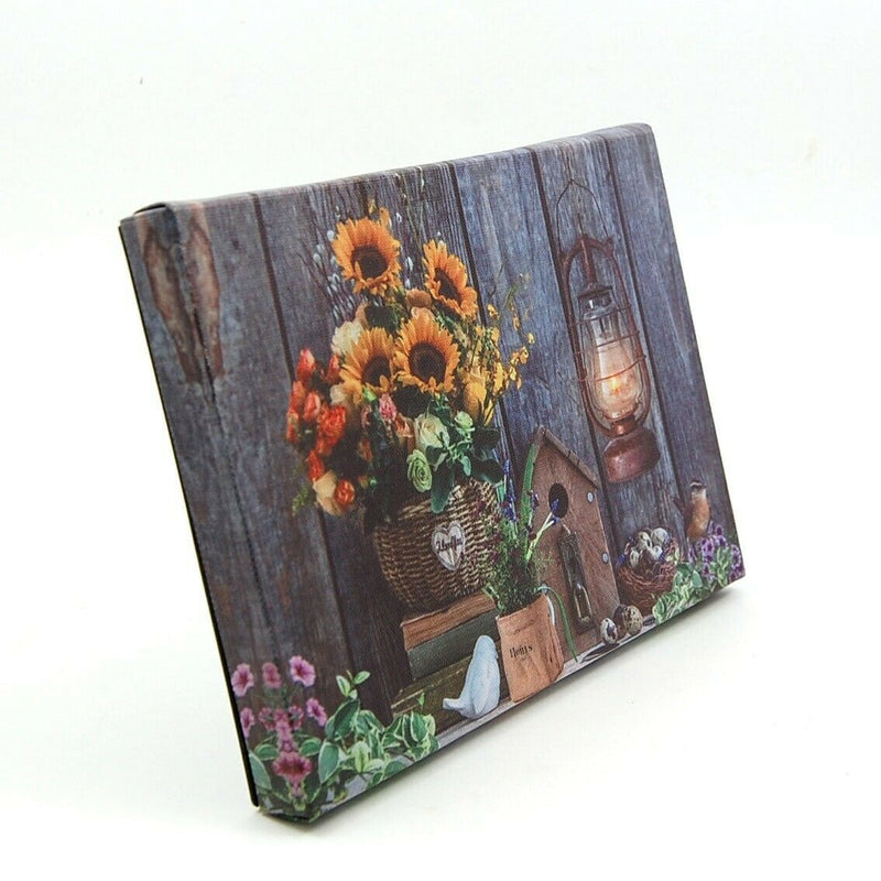 Load image into Gallery viewer, Sunflowers with Lantern LED Light Up Lighted Canvas Wall or Tabletop Picture Art