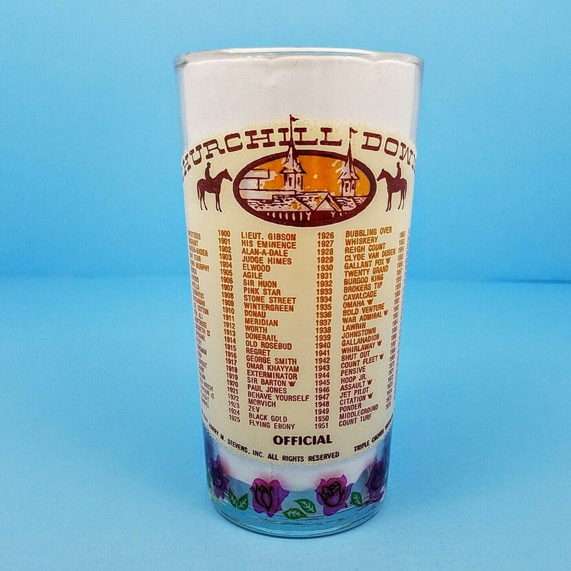 Load image into Gallery viewer, 1977 Kentucky Derby 103 Mint Julep Beverage Glass, Winner Was Seattle Slew