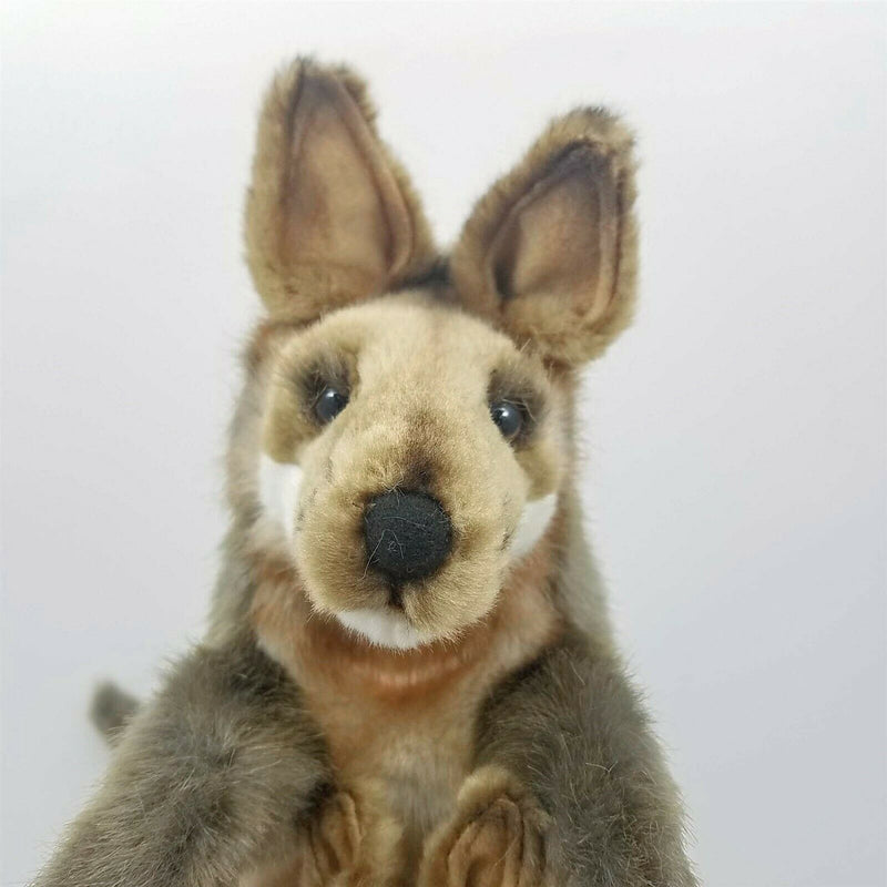 Load image into Gallery viewer, Kangaroo Full Body Hand Puppet Doll Hansa Real Looking Plush Animal Learning Toy