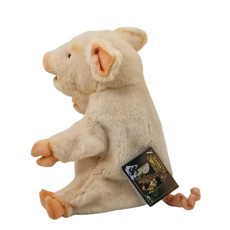 Load image into Gallery viewer, Pig hansa hand puppet side