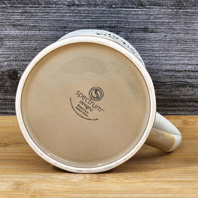Load image into Gallery viewer, Ceramic Mug Expresso Yourself Coffee Lover Cup Ceramic Brown by Blue Sky 17oz
