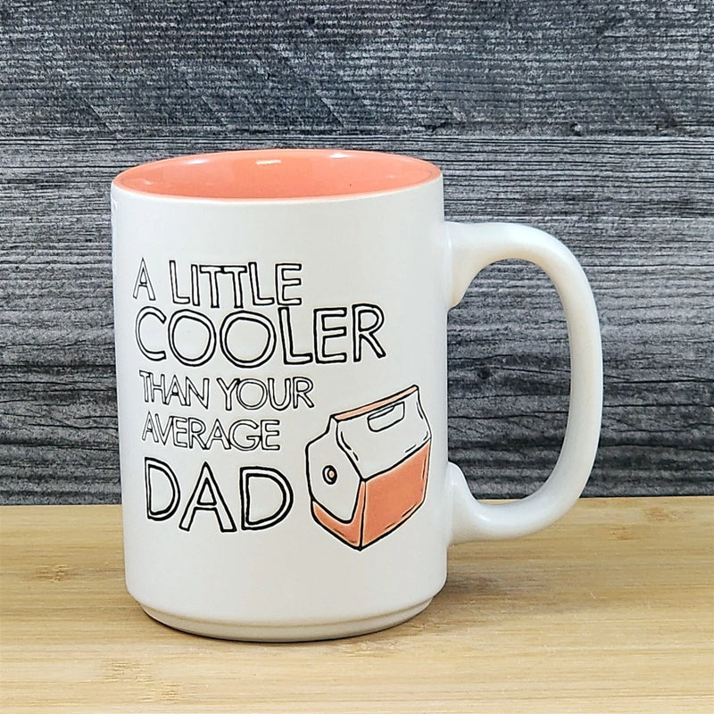Load image into Gallery viewer, Dad Coffee Mug Father Inspirational Saying Embossed Ceramic Cup Blue Sky 18oz
