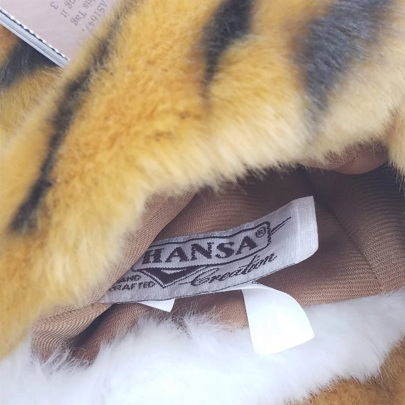 Load image into Gallery viewer, Tiger Hand Puppet Full Body Doll Hansa Real Looking Plush Animal Learning Toy
