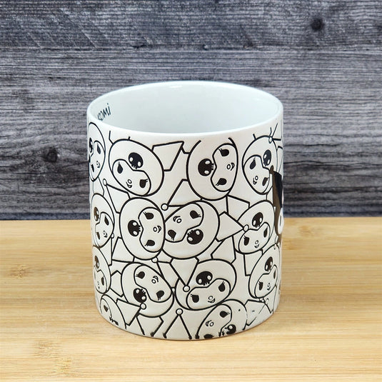 Hello Kitty Kuromi Coffee Mug Tea Cup Ceramic by Blue Sky Embossed 21oz