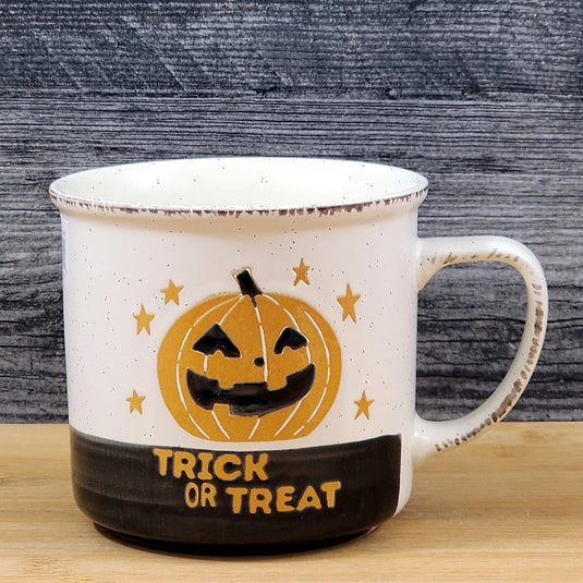 Jack-o-Lantern Halloween Pumpkin Mug Ceramic Coffee Tea Cup by Blue Sky 17oz
