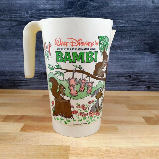 Walt Disney Bambi Plastic Coca Cola Coke Pitcher 50 oz 1500ml Carafe