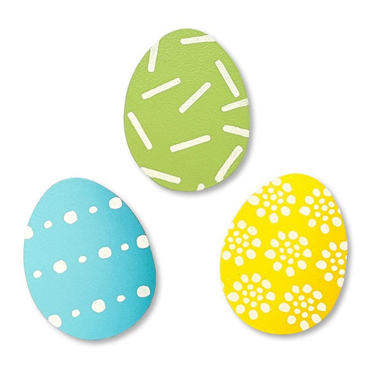 Easter Magnets – Roeda “Brighten Your Life” Cool Easter Egg Mini Art Pop Set of 3