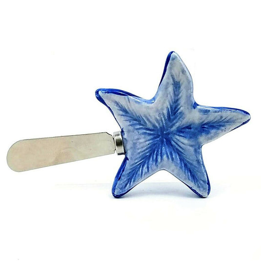 Star Fish Butter Bowl Keeper and Knife Kitchen Home Décor by Blue Sky Goldminc