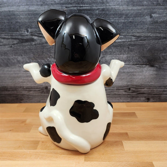 Dalmatian Love Dog Cookie Candy Treat Jar Canister Figurine by Blue Sky