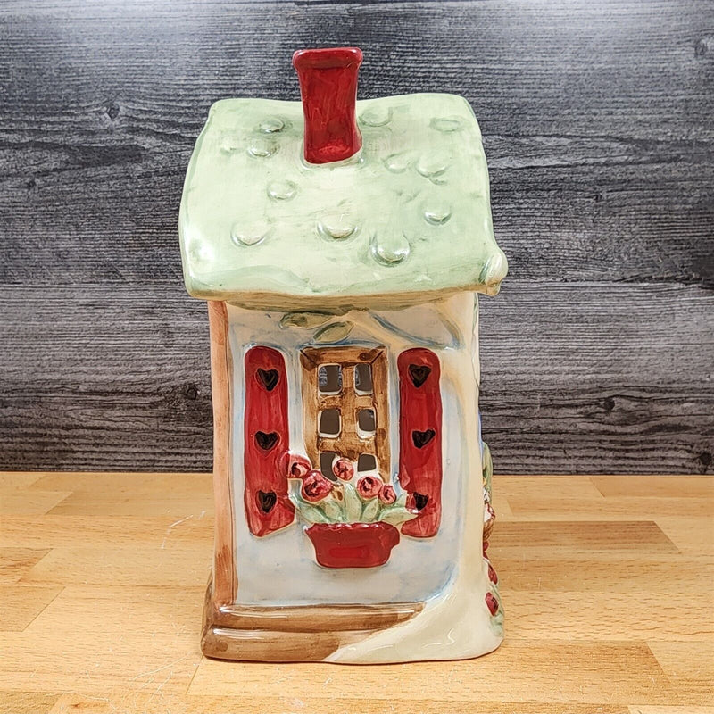 Load image into Gallery viewer, Love Lives Here Candle House Tealight Holder by Heather Goldminc &amp; Blue Sky

