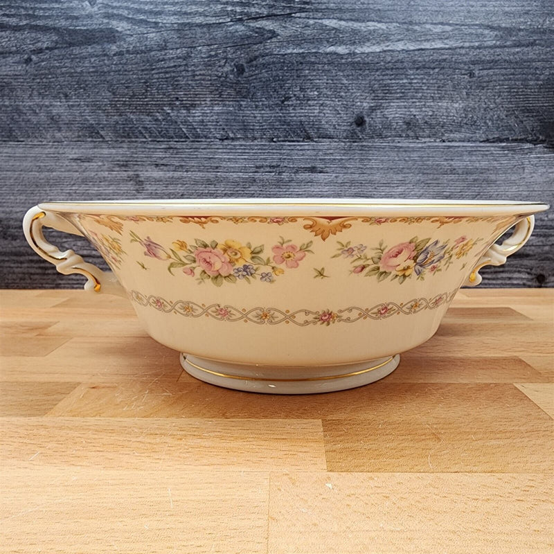 Load image into Gallery viewer, Marlene by Syracuse Round Covered Vegetable Bowl Old Ivory Made In USA
