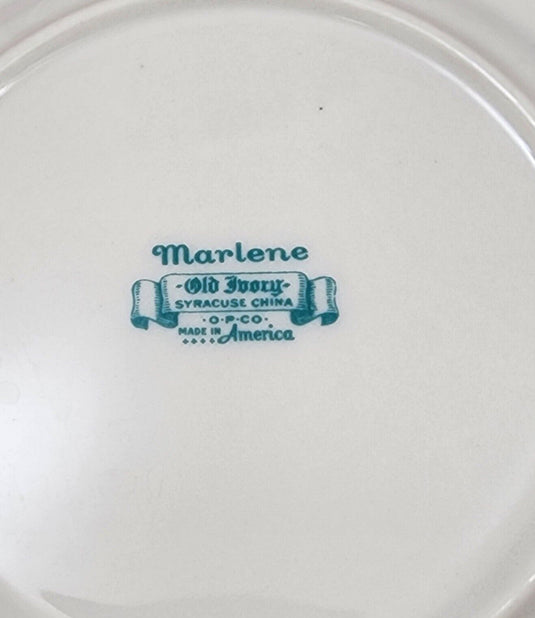 Marlene by Syracuse Round Covered Vegetable Bowl Old Ivory Made In USA