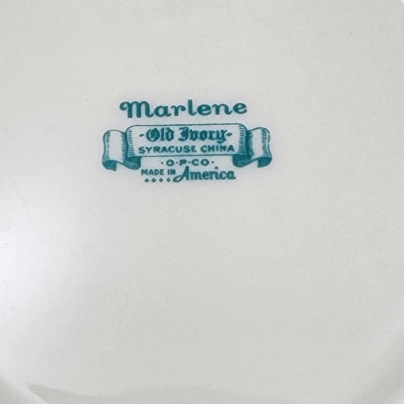 Load image into Gallery viewer, Marlene by Syracuse Oval Serving Platter 12&quot; Floral Sprays Maroon &amp; Blue Border
