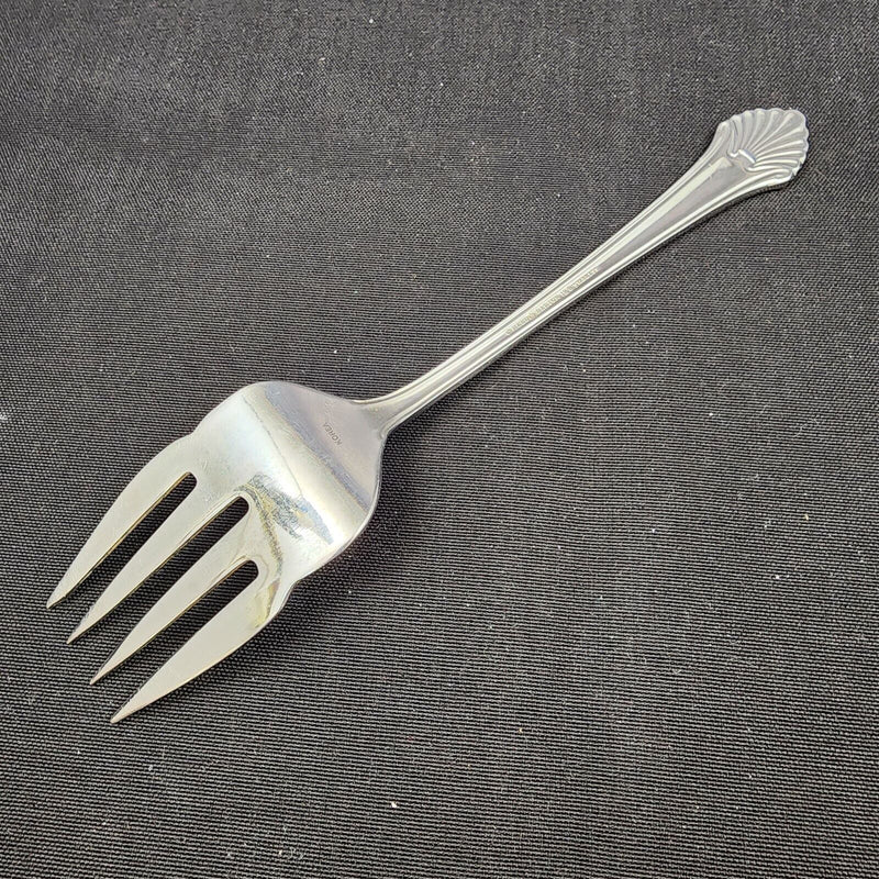 Load image into Gallery viewer, Seafare by Reed &amp; Barton Stainless Medium Fork For Cold Meat Serving 8 5/8 in
