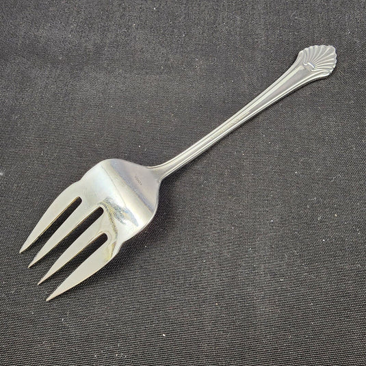 Seafare by Reed & Barton Stainless Medium Fork For Cold Meat Serving 8 5/8 in