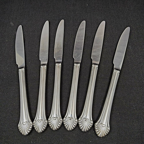 Seafare by Reed & Barton Set of 6 Stainless New French Hollow Knife 9 in