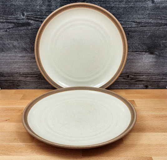 Noritake Madera Ivory Set of 2 Dinner Plate 8474 Stoneware Dinnerware 10 3/8 in.