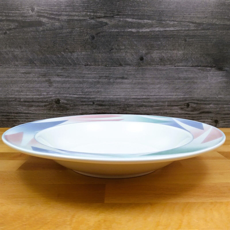 Load image into Gallery viewer, Mikasa Intaglio Fantazz Set of 2 Large Rim Ceramic Soup Bowl CAC6 John Bergen
